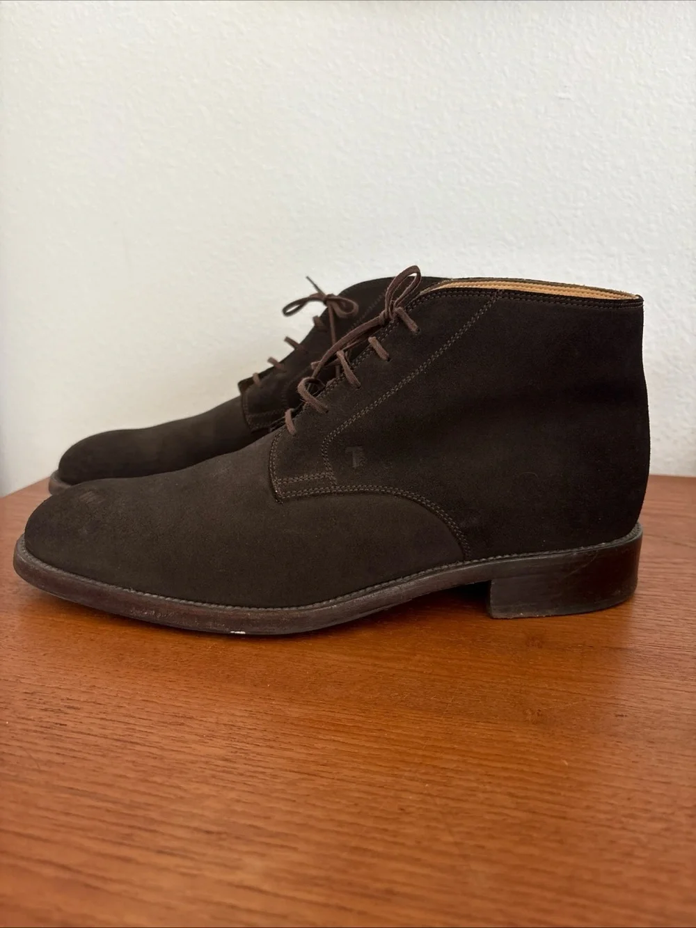 TODS Brown Suede Chukka Boots Size 10